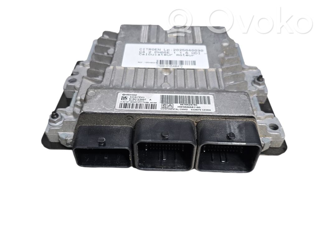 Citroen C4 II Engine control unit/module 