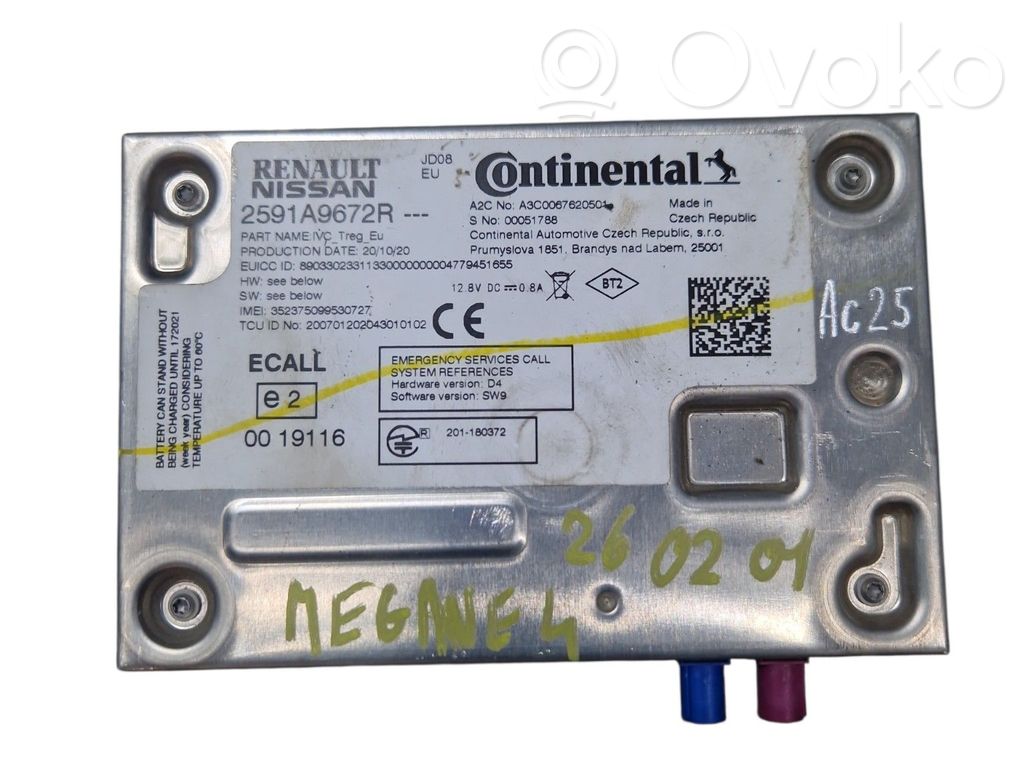 Renault Megane IV Other control units/modules 