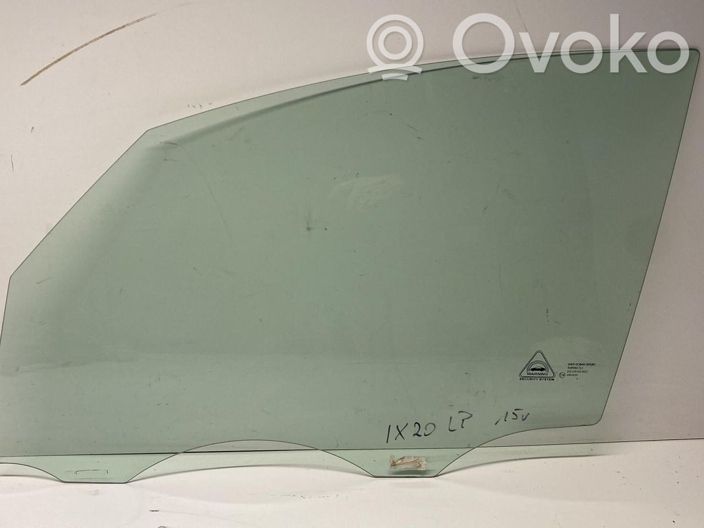 Hyundai ix20 Pagrindinis priekinių durų stiklas (keturdurio) 