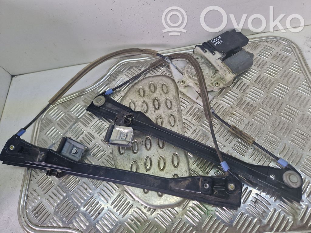 Volkswagen Golf IV Front door window regulator with motor 