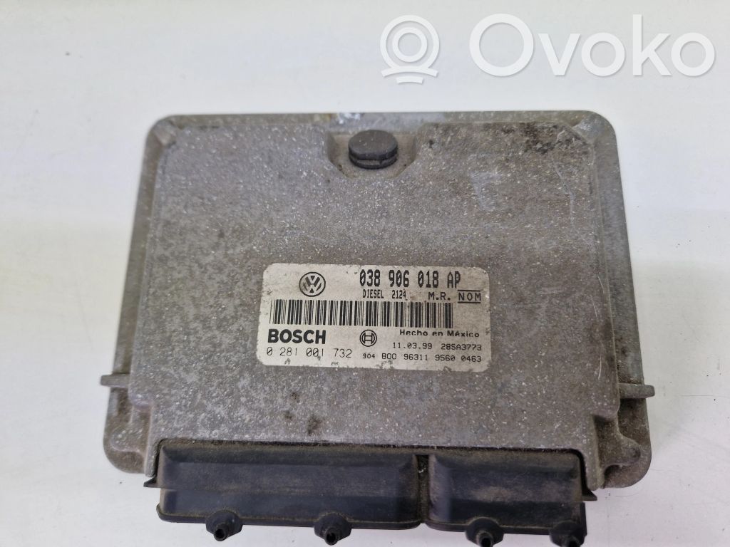 Engine control unit/module   038906018,0281001732