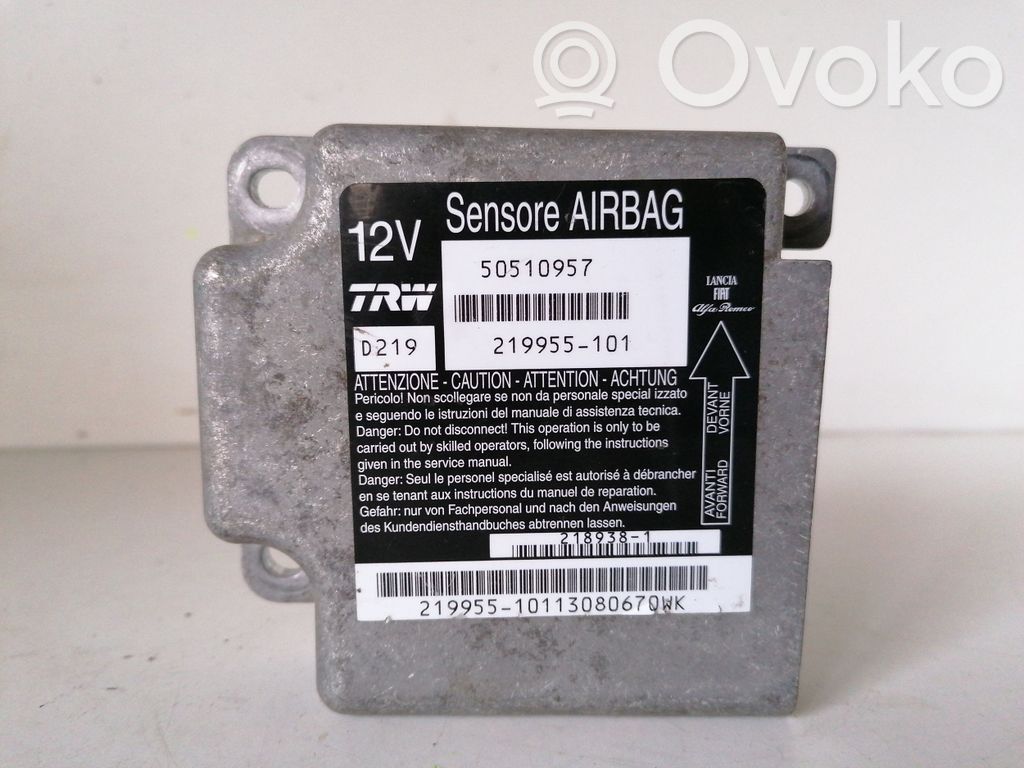 Alfa Romeo 159 Airbag control unit/module 