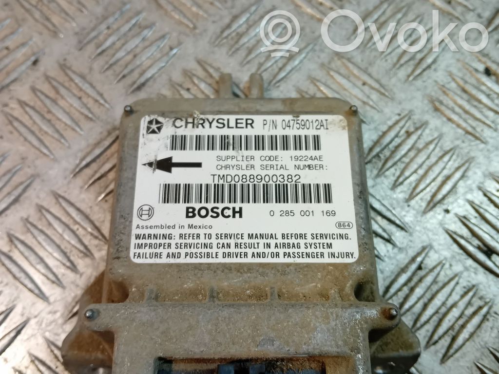 Dodge Intrepid Gaisa spilvenu vadības bloks 