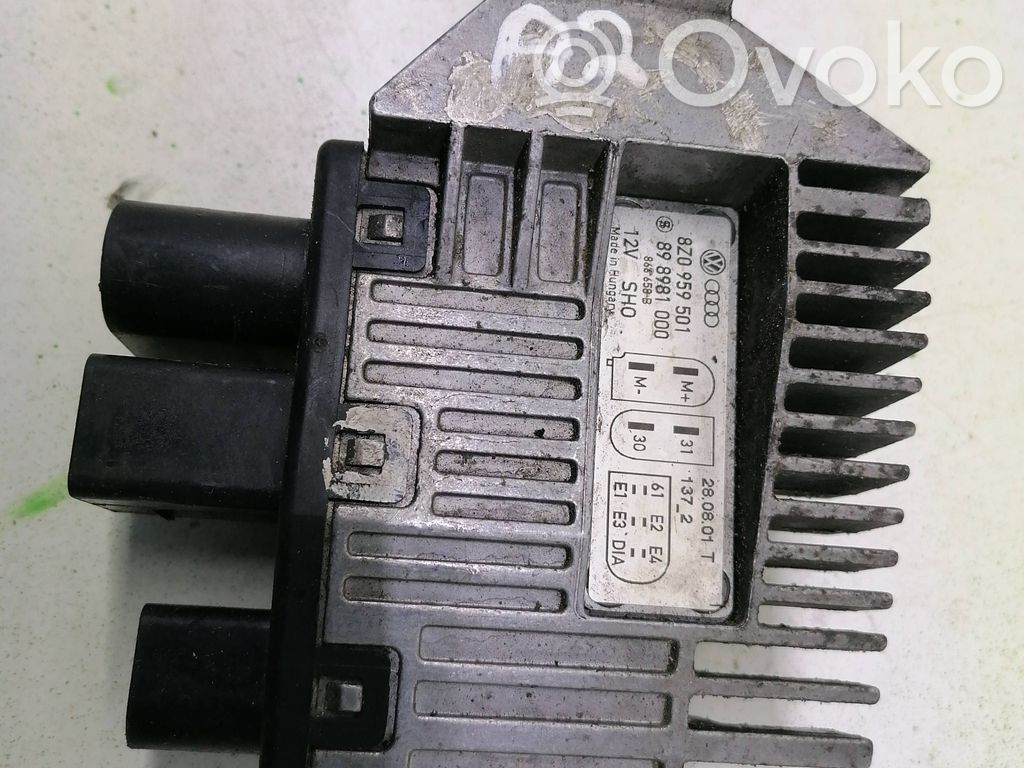Audi A2 Coolant fan relay 