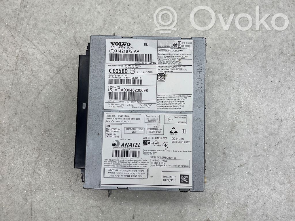 Volvo V60 Panel / Radioodtwarzacz CD/DVD/GPS 