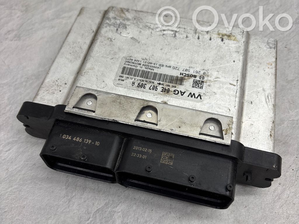 Engine control unit/module   04E907309A,0261S07726,0010