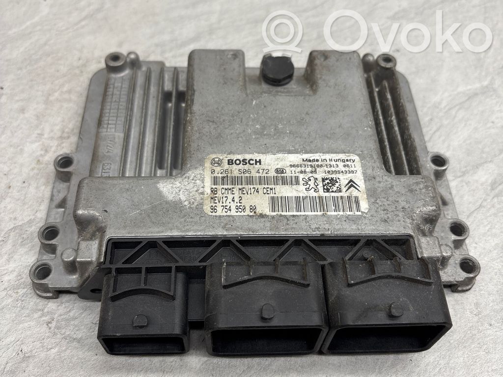 Peugeot 208 I Engine control unit/module 