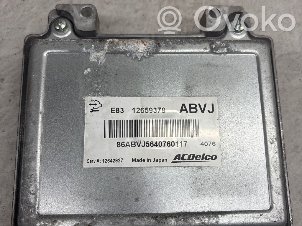 Opel Astra J Engine control unit/module 