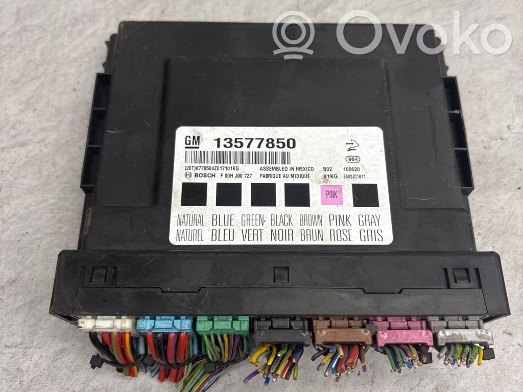 Opel Astra J Module confort 