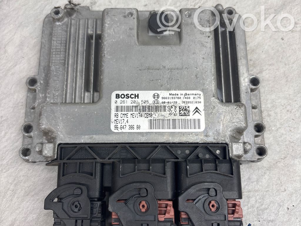 Citroen C4 I Engine control unit/module 