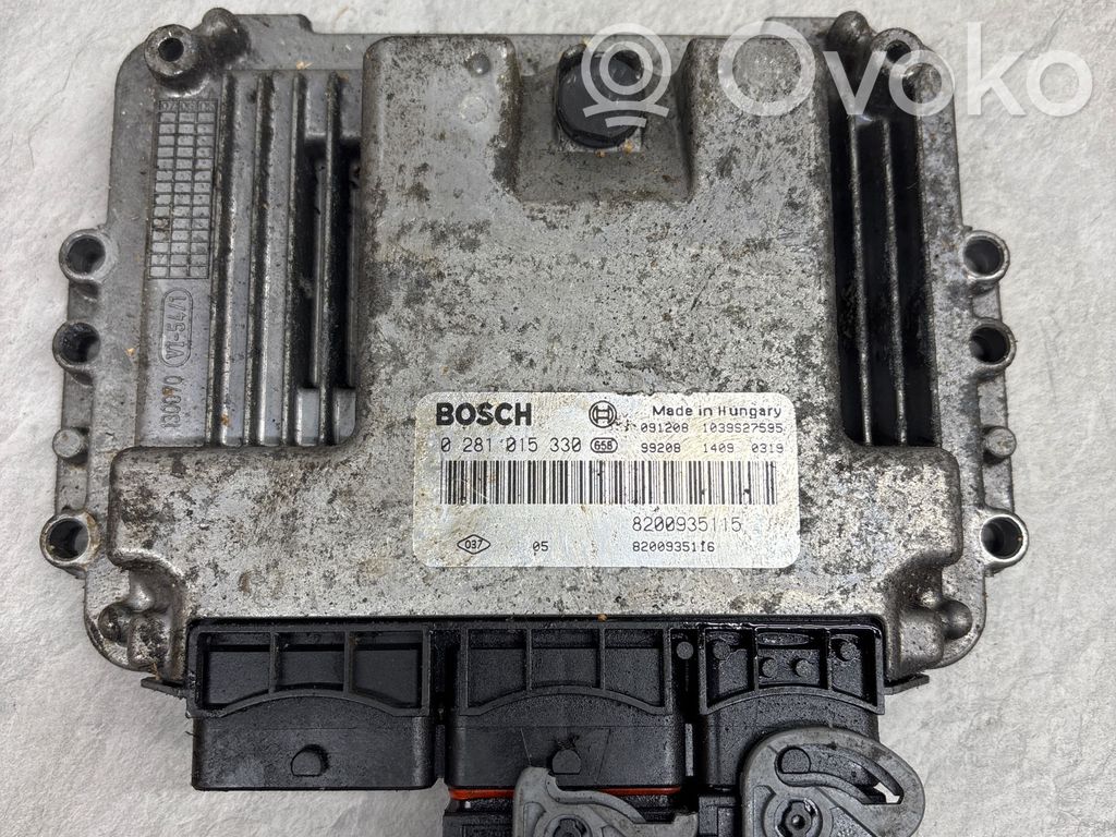 Engine control unit/module   0281015330,8200935116,8200935115