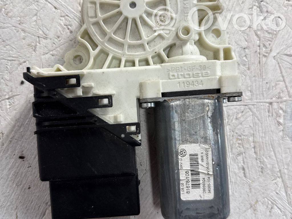 Volkswagen PASSAT B6 Takaoven ikkunan nostomoottori 