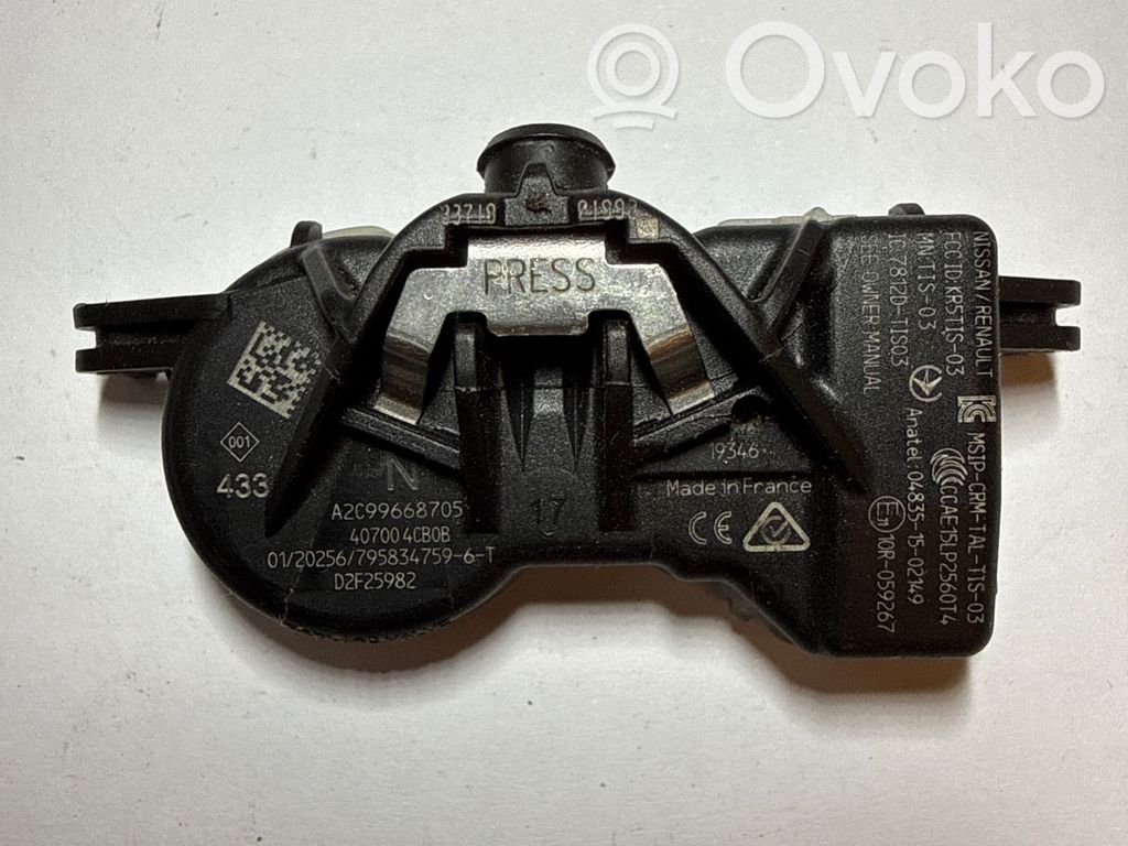 Nissan Qashqai Tire pressure sensor 