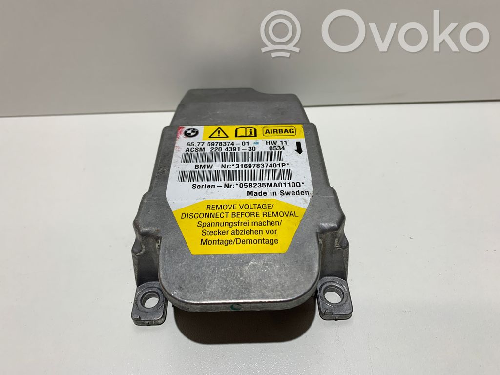 Airbag control unit/module   31697837401P,6978374