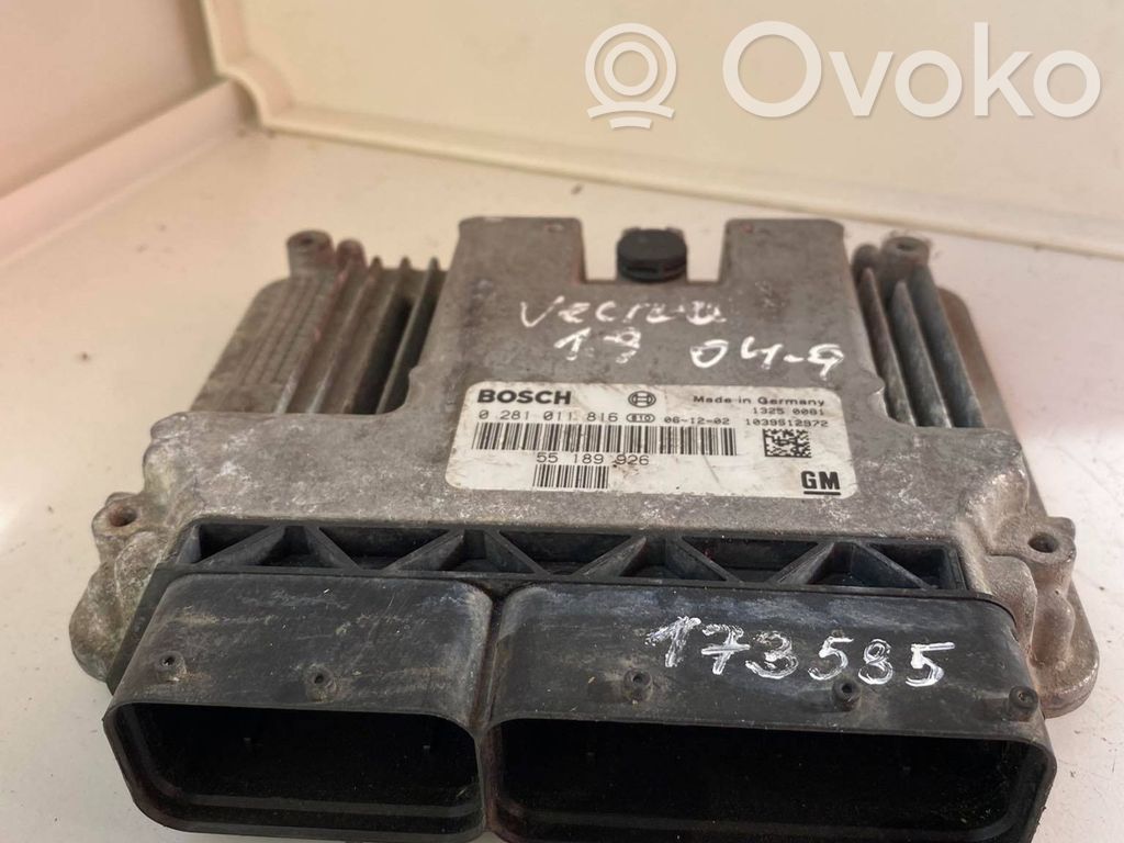 Opel Vectra C Engine control unit/module 