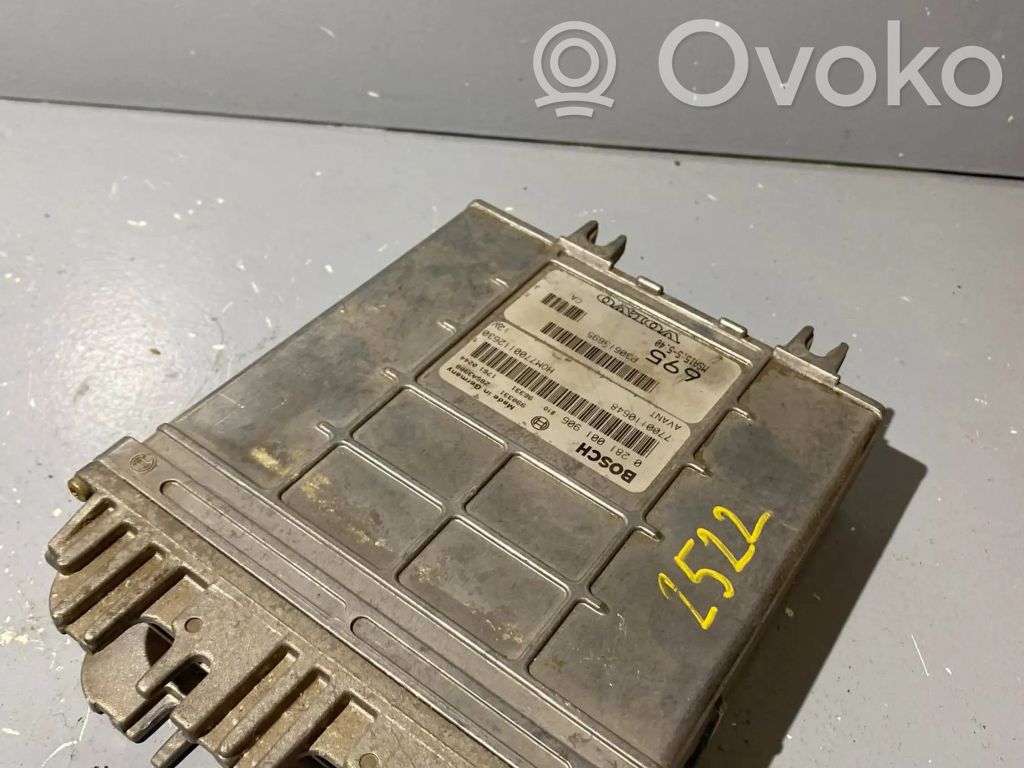 Engine control unit/module   P30613695,7700110648,0281001906
