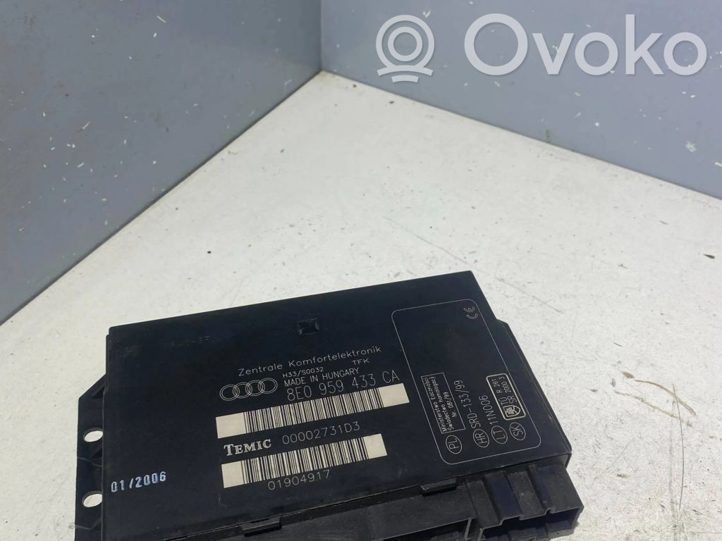 Audi A4 S4 B7 8E 8H Mukavuusmoduuli 