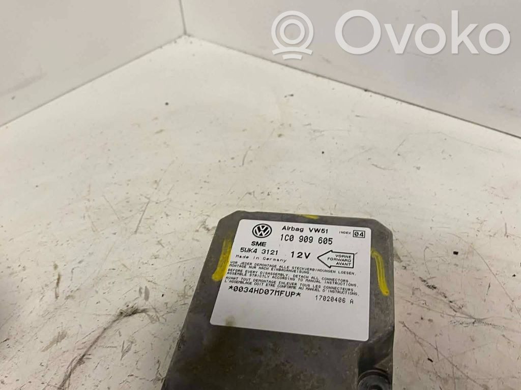Airbag control unit/module   1C0909605,17020406A,5WK43121