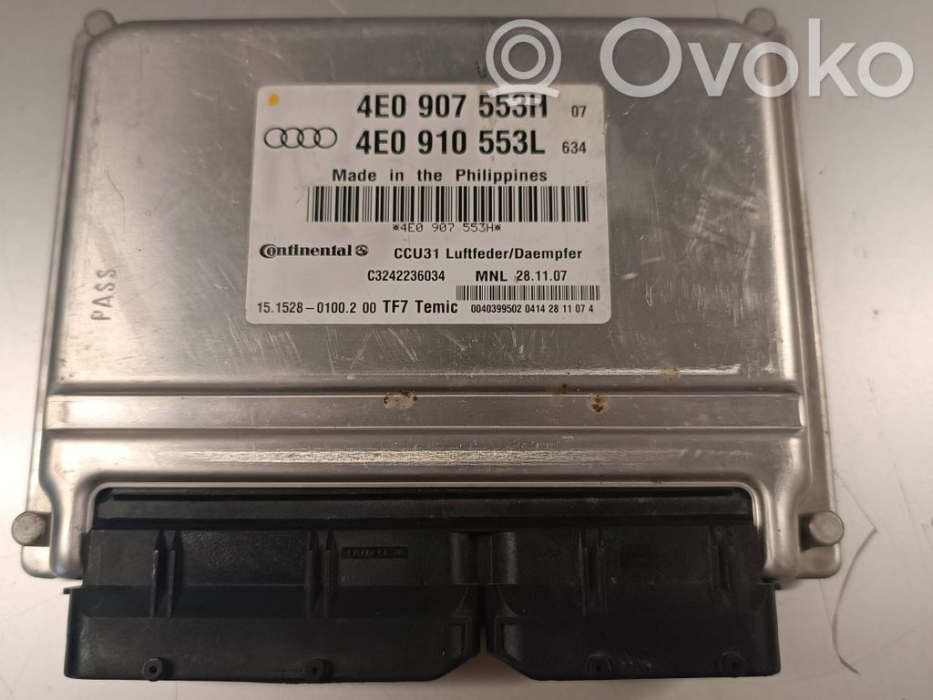 Audi A8 S8 D3 4E Suspension control unit/module 