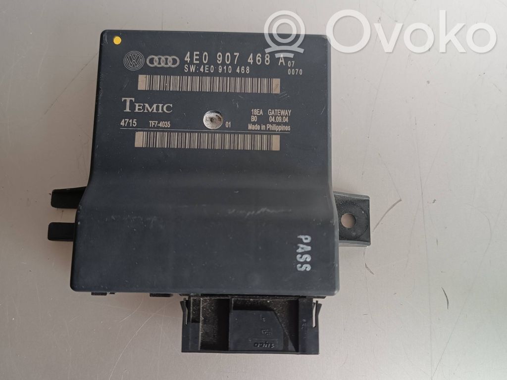 Other control units/modules   4E0907468A,4E0910468