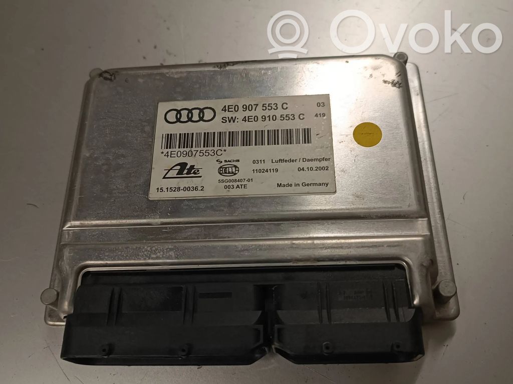 Audi A8 S8 D3 4E Air suspension control unit module (rear) 