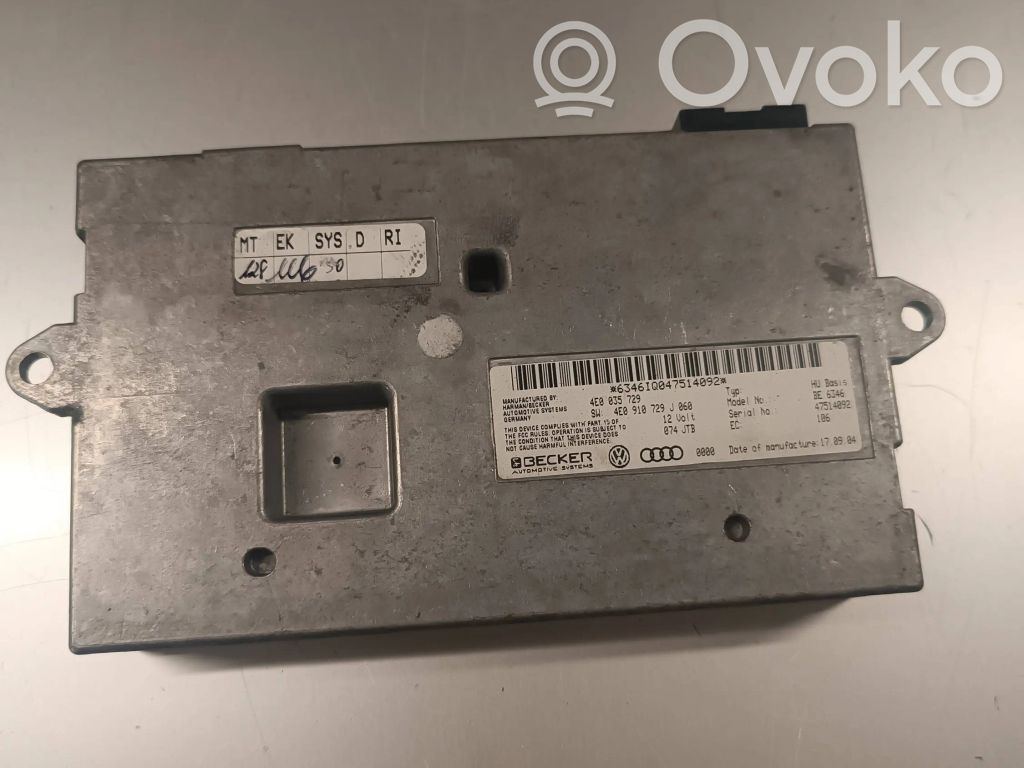 MMI vadības bloks   4E0035729