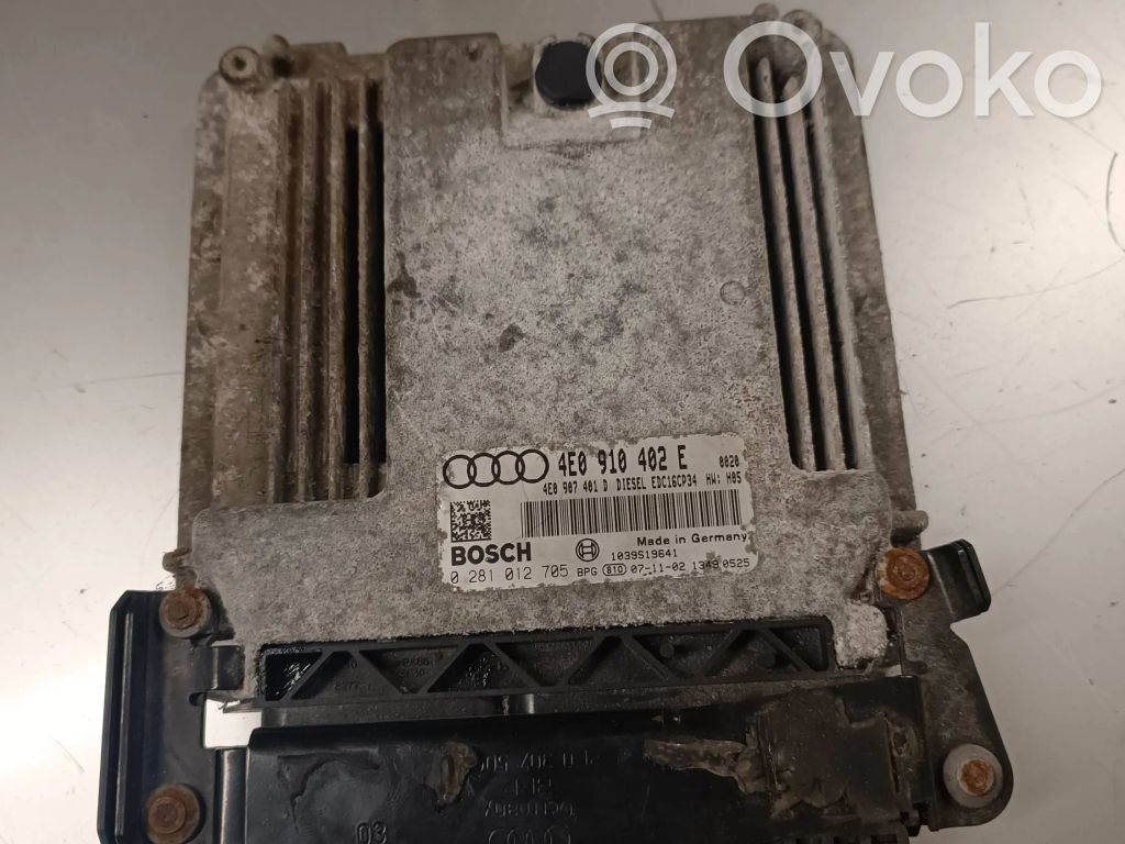 Audi A8 S8 D3 4E Other control units/modules 
