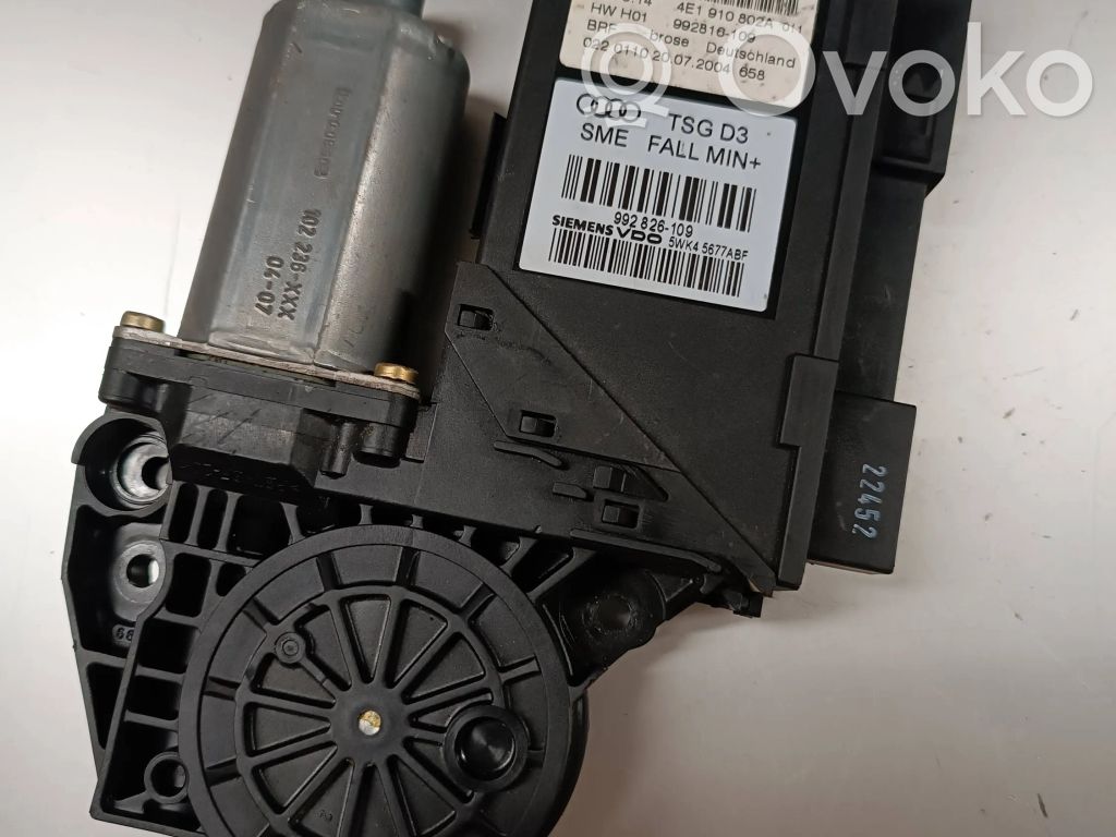 Audi A8 S8 D3 4E Rear door window regulator motor 