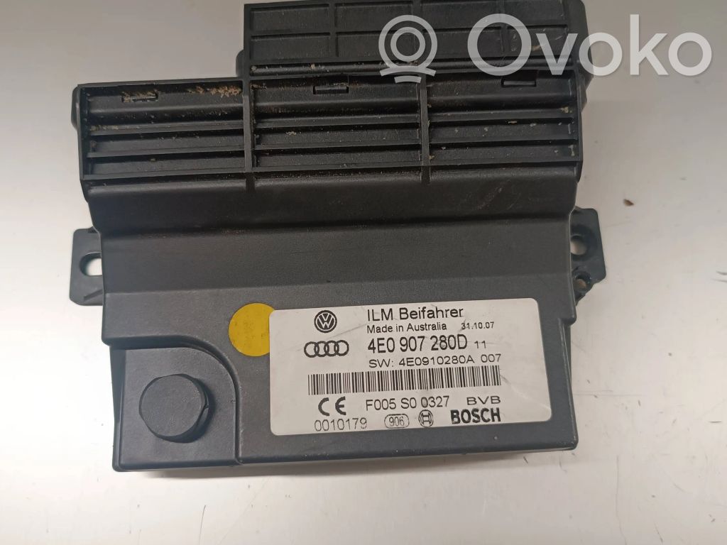 Barošanas vadības bloks   4E0907280D,4E0910280A,F005S00327