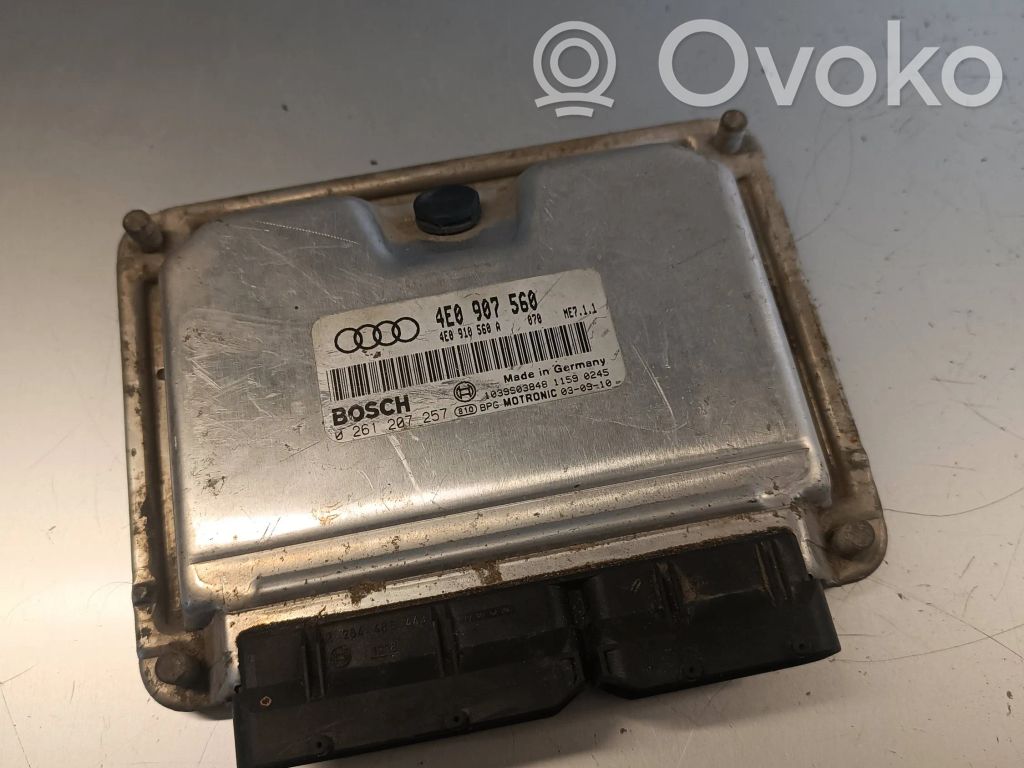 Audi A8 S8 D3 4E Engine control unit/module 