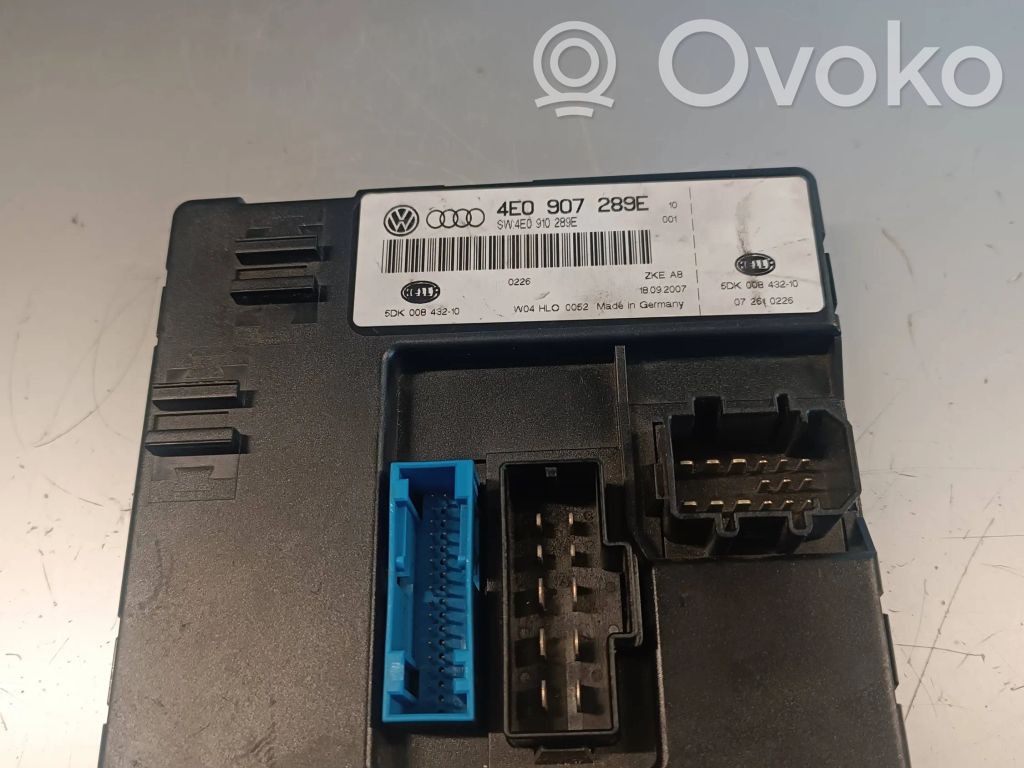 Audi A8 S8 D3 4E Comfort/convenience module 