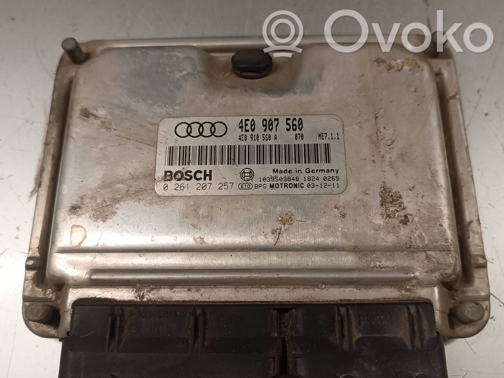 Audi A8 S8 D3 4E Engine control unit/module 