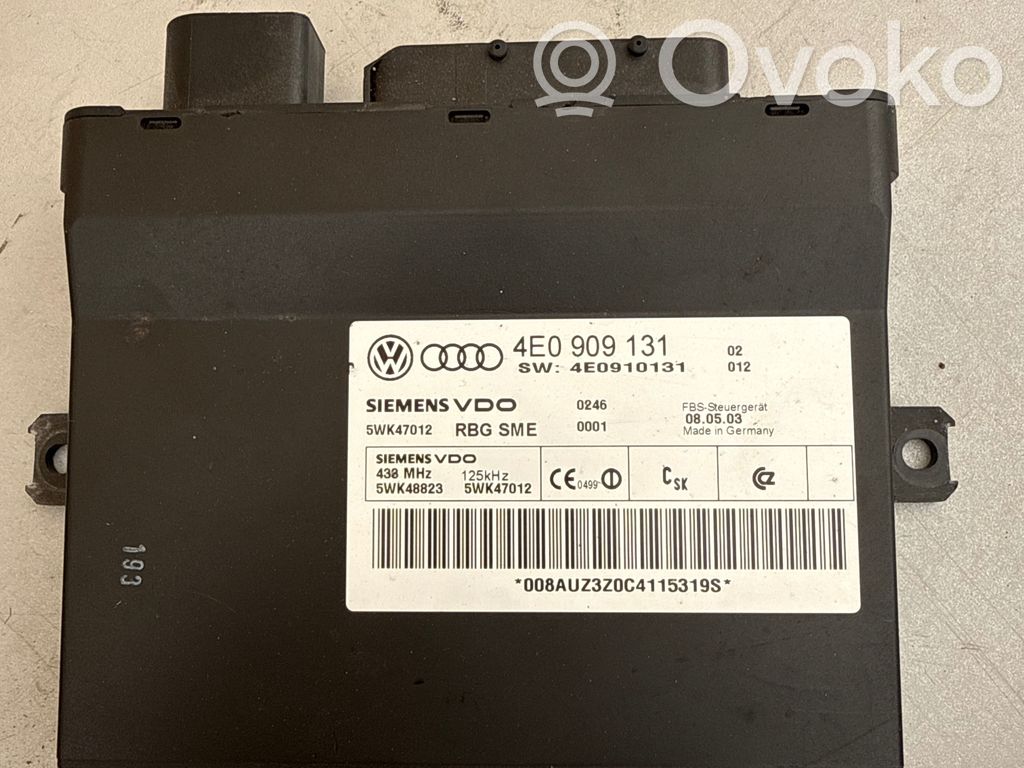 Module confort   4E0909131,4E0910131,5WK47012