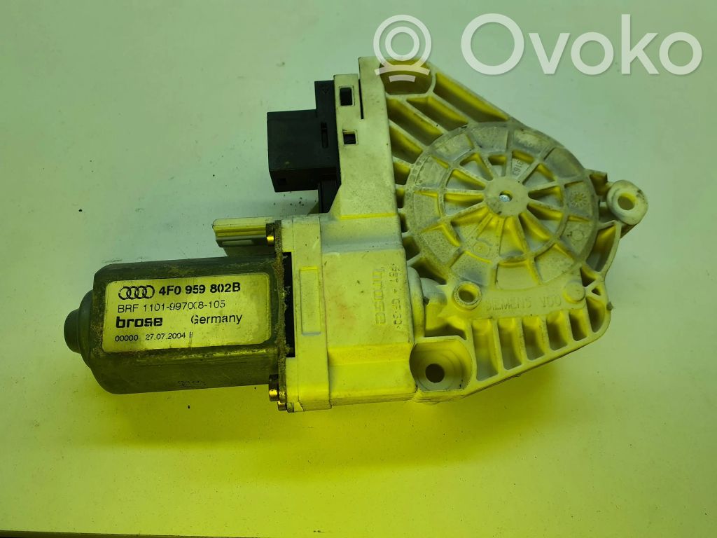 Audi A6 S6 C6 4F Silnik regulatora szyby drzwi przednich 