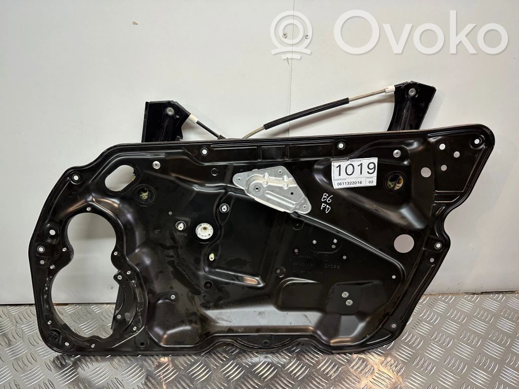 Volkswagen PASSAT B6 Mechanizm podnoszenia szyby przedniej bez silnika 