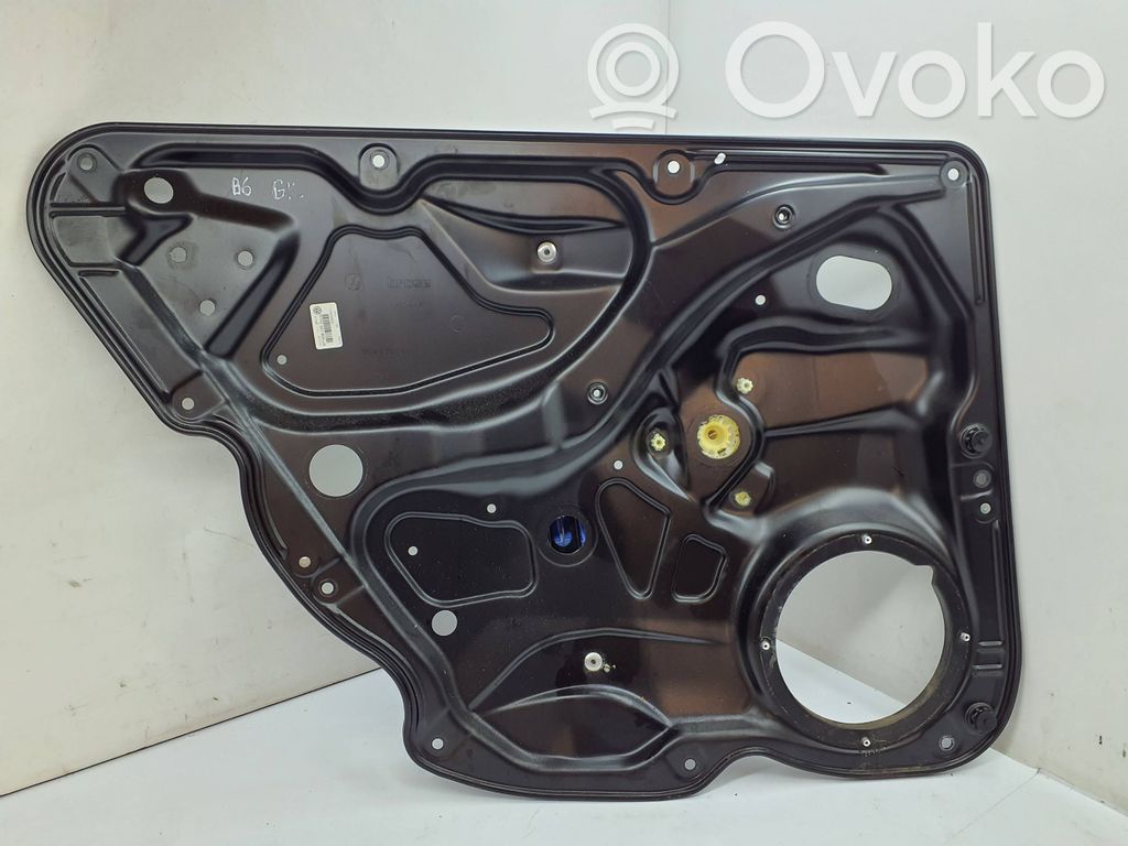 Volkswagen PASSAT B6 Mechanizm podnoszenia szyby tylnej bez silnika 