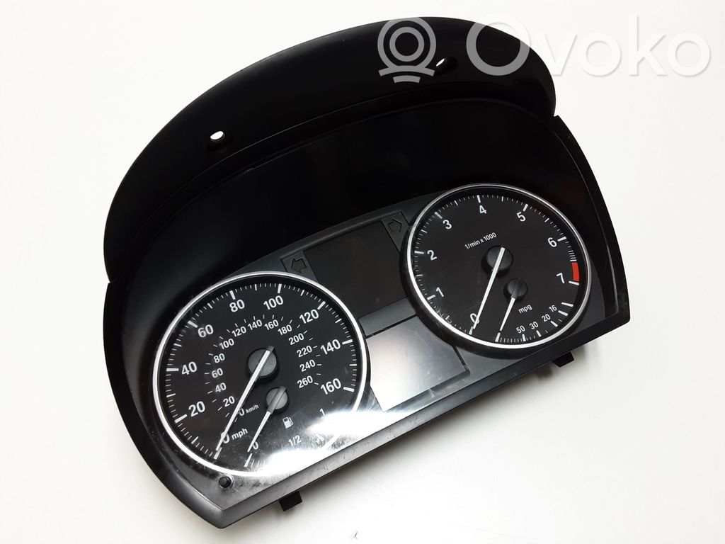 BMW 3 E90 E91 Spidometrs (instrumentu panelī) 