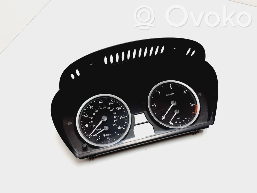BMW 5 E60 E61 Spidometrs (instrumentu panelī) 