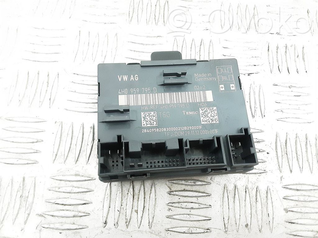 Audi A8 S8 D4 4H Door control unit/module 
