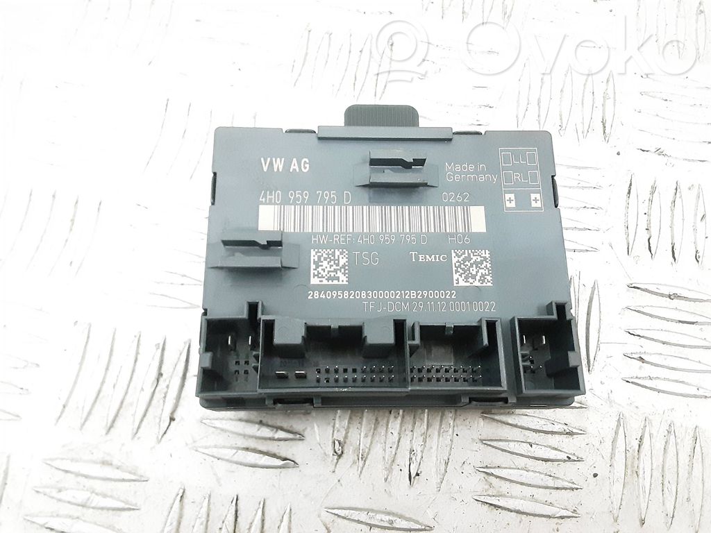 Audi A8 S8 D4 4H Door control unit/module 