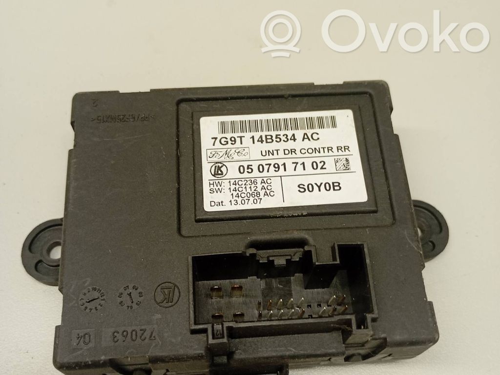 Door control unit/module   7G9T14B534AC