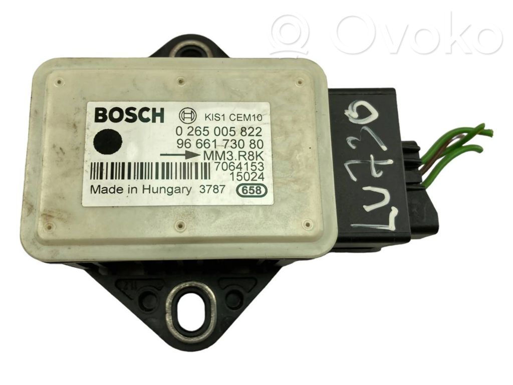 Peugeot Partner Sensor ESP de aceleración de frecuencia del intermitente 