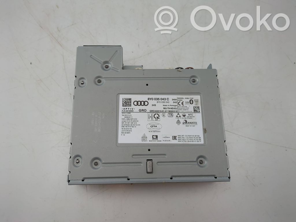 Audi A3 8Y Unité principale radio / CD / DVD / GPS 