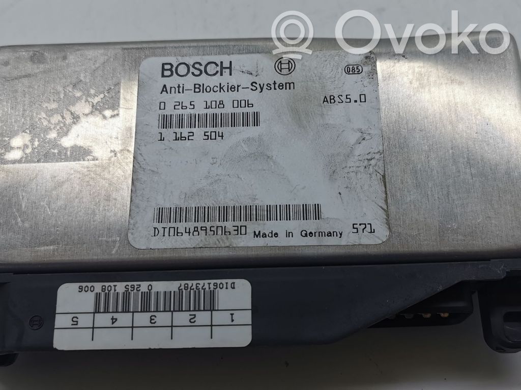 ABS control unit/module   0265108006,1162504