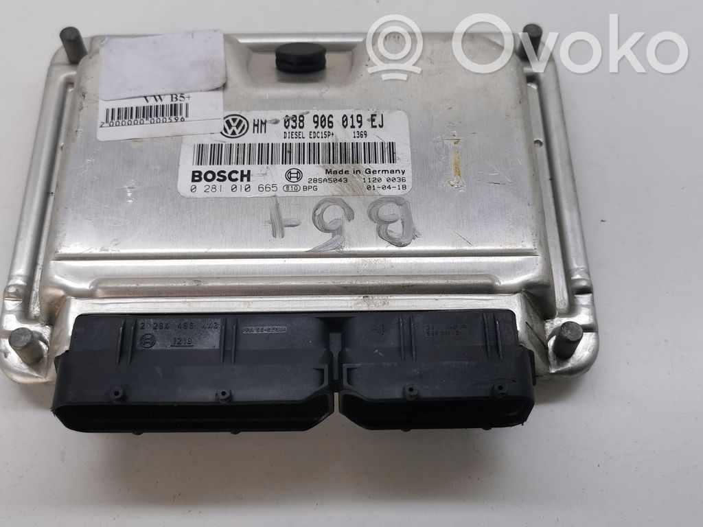 Volkswagen PASSAT B5.5 Engine control unit/module 