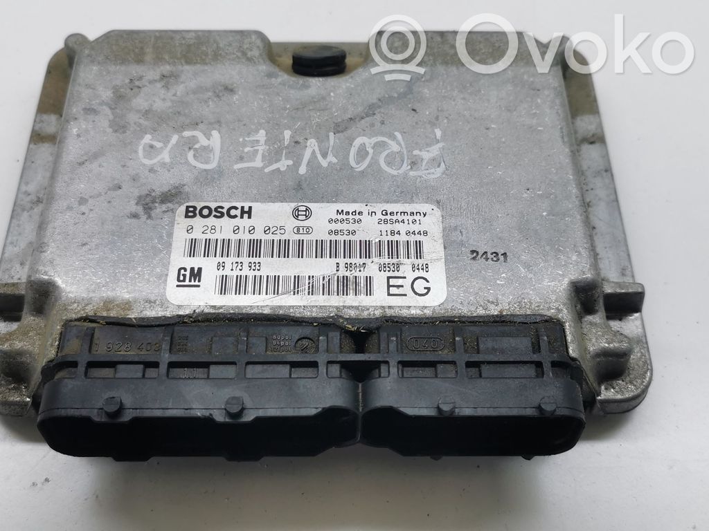 Engine control unit/module   0281010025,09173933,28SA4101