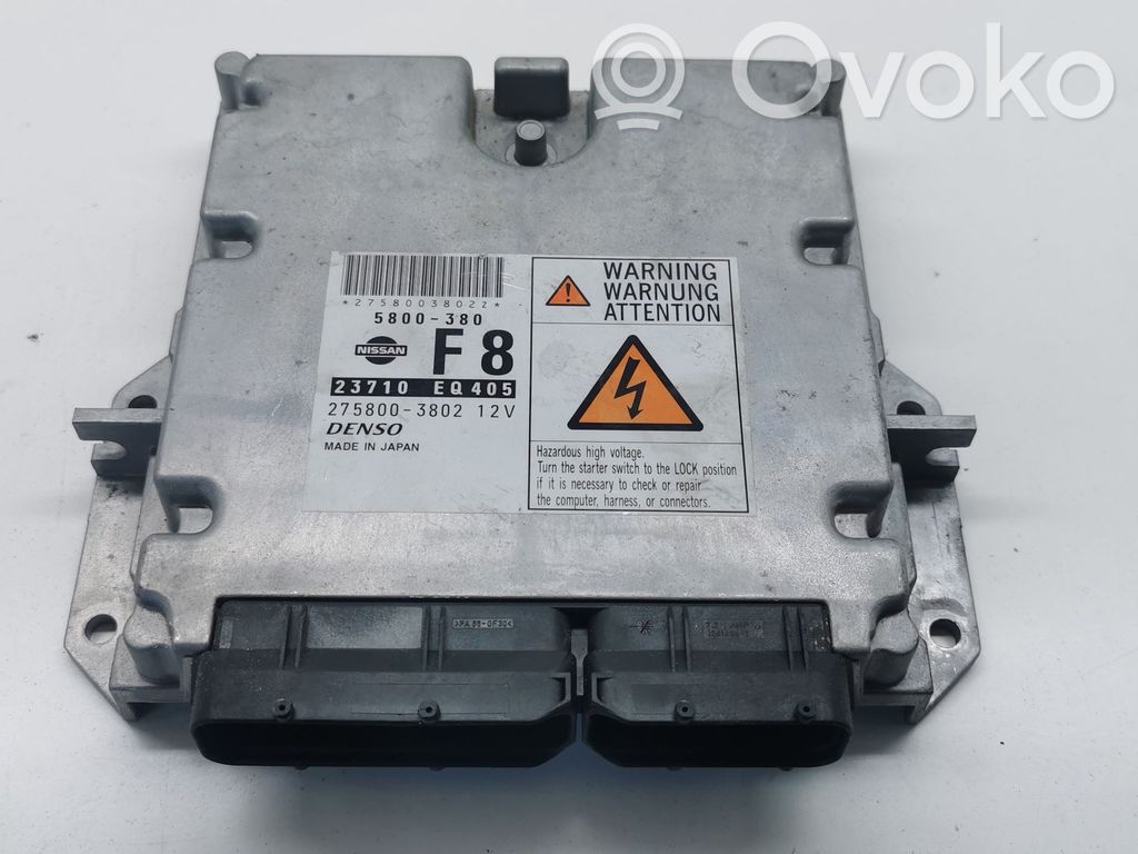 Engine control unit/module   2758003802,23710EQ405,5800380,EQ405