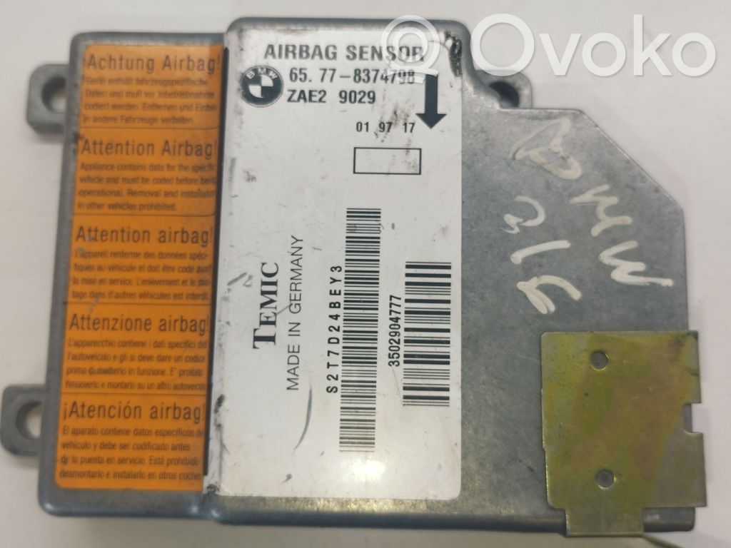 BMW 3 E90 E91 Airbag control unit/module 
