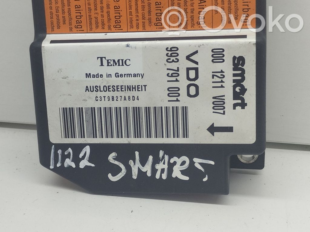 Smart ForTwo I Airbag control unit/module 