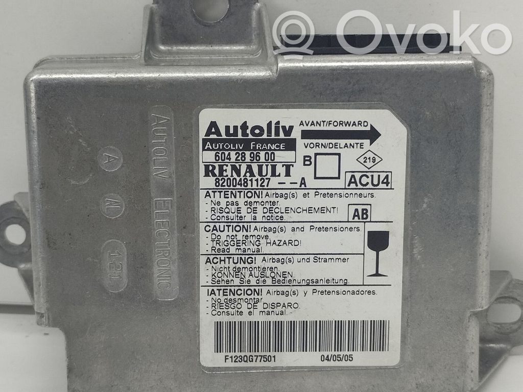 Renault Megane II Airbag control unit/module 